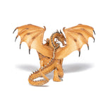 Figurine Dragon deux têtes or Papo en PVC, Collection Fantastique, jouet éducatif idéal pour enfants et collectionneurs
