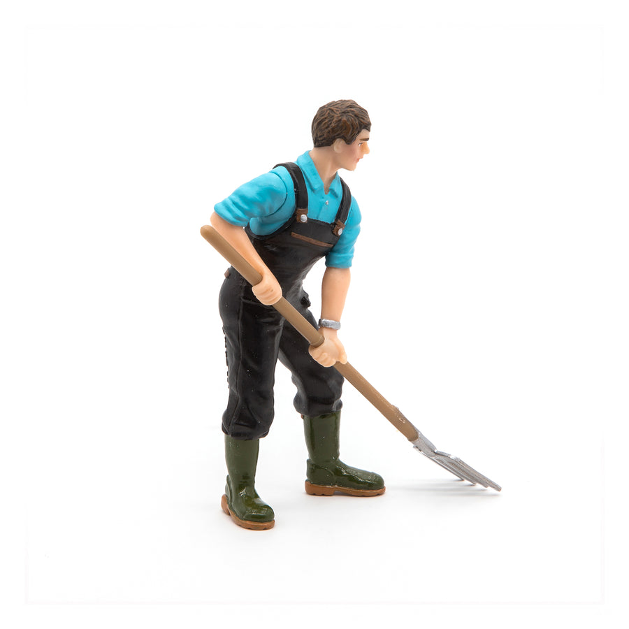 Jardinier Papo en PVC, Collection Vie à la ferme, jouet éducatif idéal pour enfants et collectionneurs