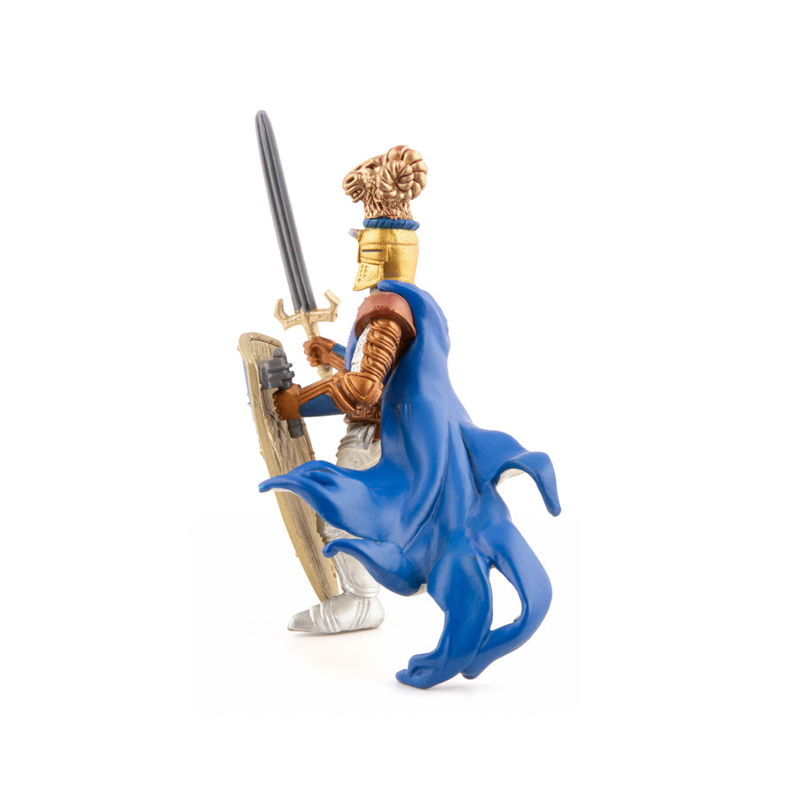 Maître des armes cimier bélier Papo en PVC, Collection Médiéval, jouet éducatif idéal pour enfants et collectionneurs