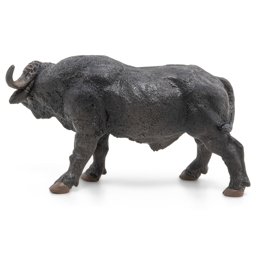 Figurine Buflfe Papo en PVC, thème savane, Collection Animaux sauvages, jouet éducatif idéal pour enfants et collectionneurs