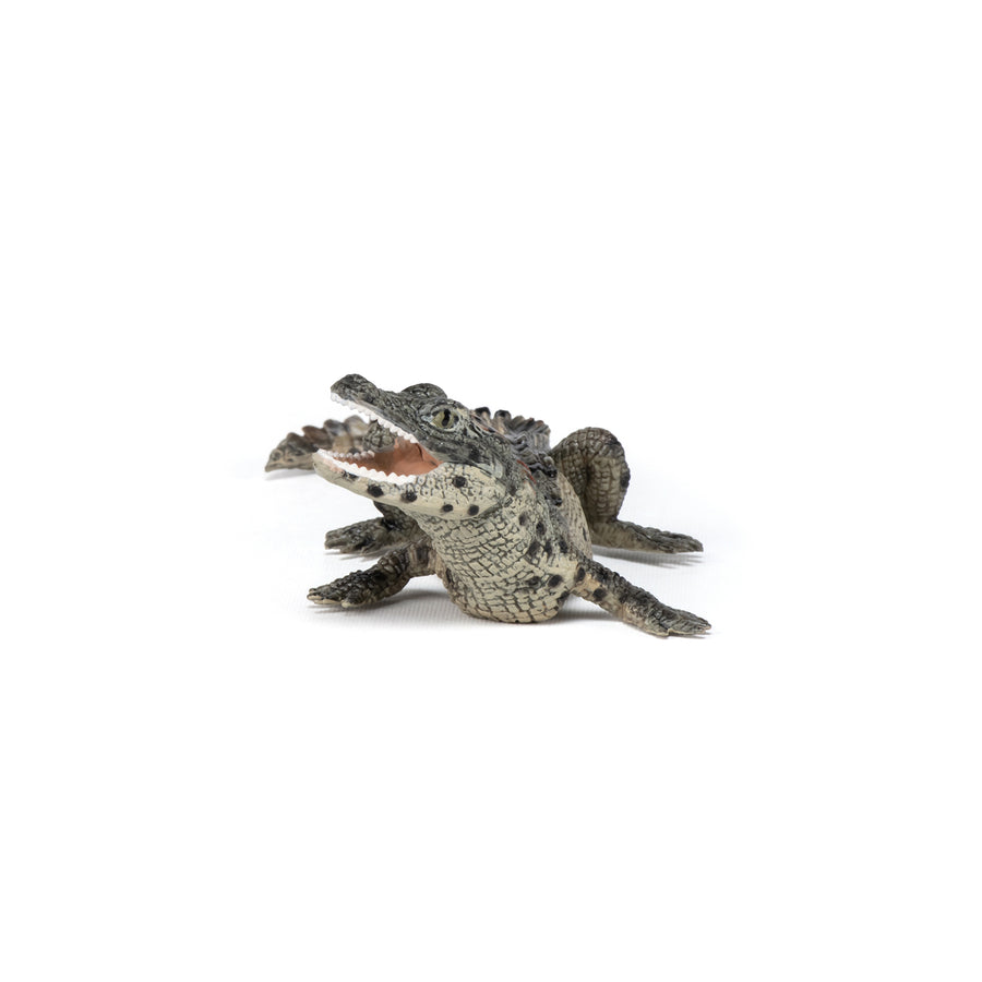 Figurine Bébé crocodile Papo en PVC, Collection Animaux sauvages, jouet éducatif idéal pour enfants et collectionneurs