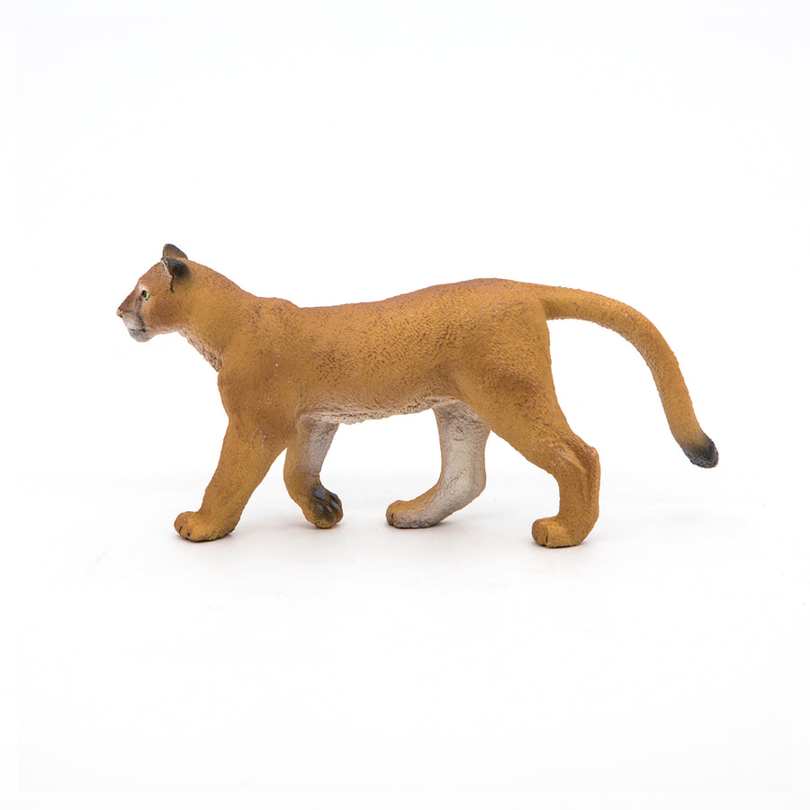 Figurine Puma Papo en PVC, thème félins, Collection Animaux sauvages, jouet éducatif idéal pour enfants et collectionneurs