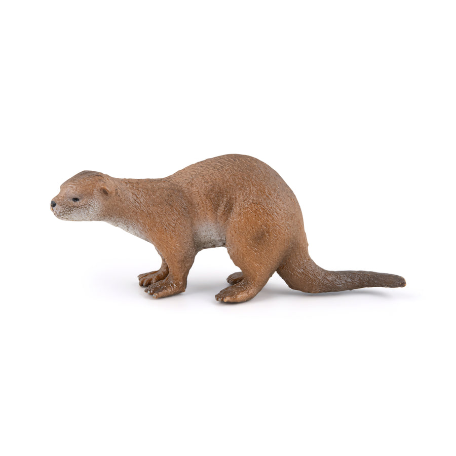 Loutre Papo en PVC, Collection Animaux sauvages, jouet éducatif idéal pour enfants et collectionneurs
