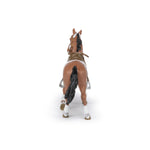 Figurine Cheval de la cavalière fashion hiver Papo en PVC, Collection chevaux, jouet éducatif idéal pour enfants et collectionneurs