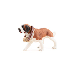 Figurine Saint-Bernard Papo en PVC, Collection chiens et chats, jouet éducatif idéal pour enfants et collectionneurs